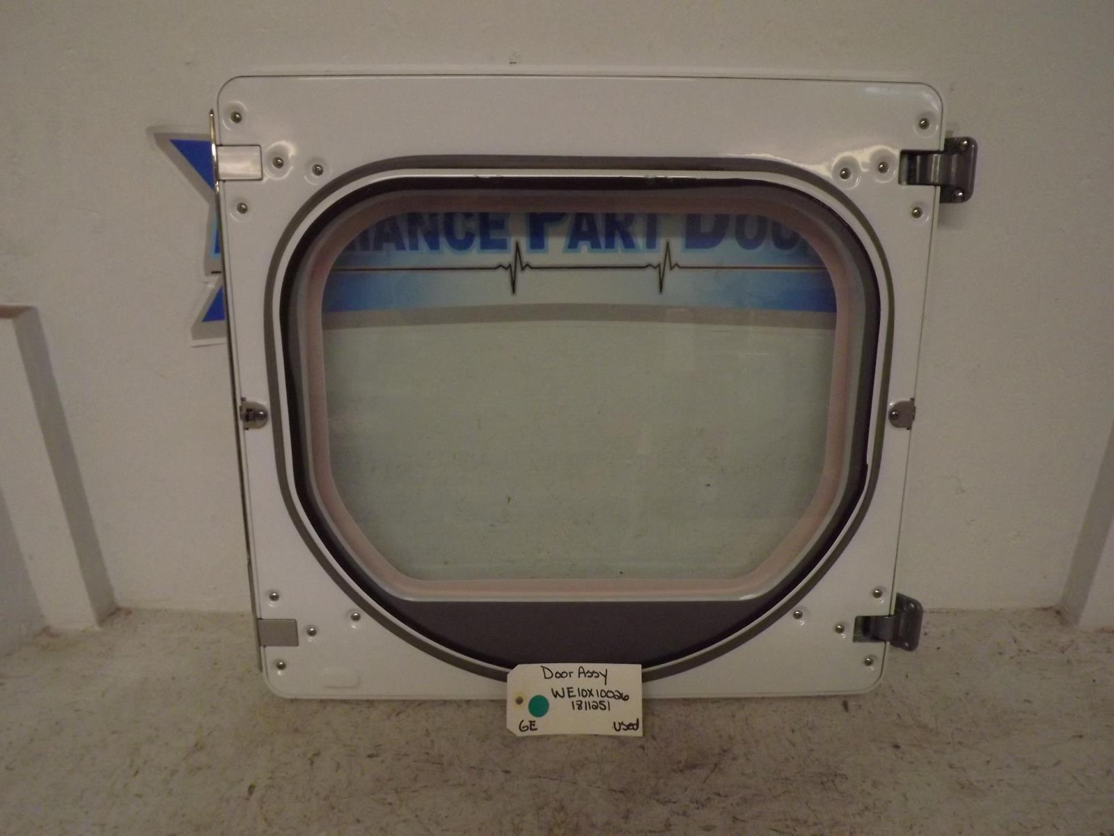 GE Dryer WE10X10026 1811251 Door Assy Used GE Dryer WE10X10026 1811251 Door Assy Used